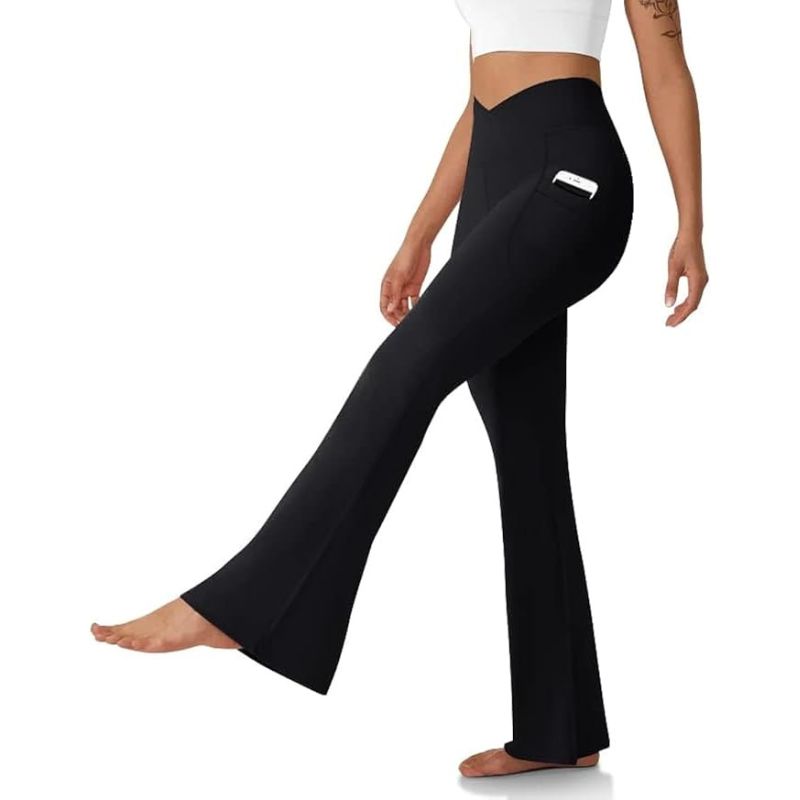 Women's Flare Leggings with Pockets image